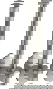 Vertical and Wall Toilet Tissue Holder in Vibrant Brushed Nickel